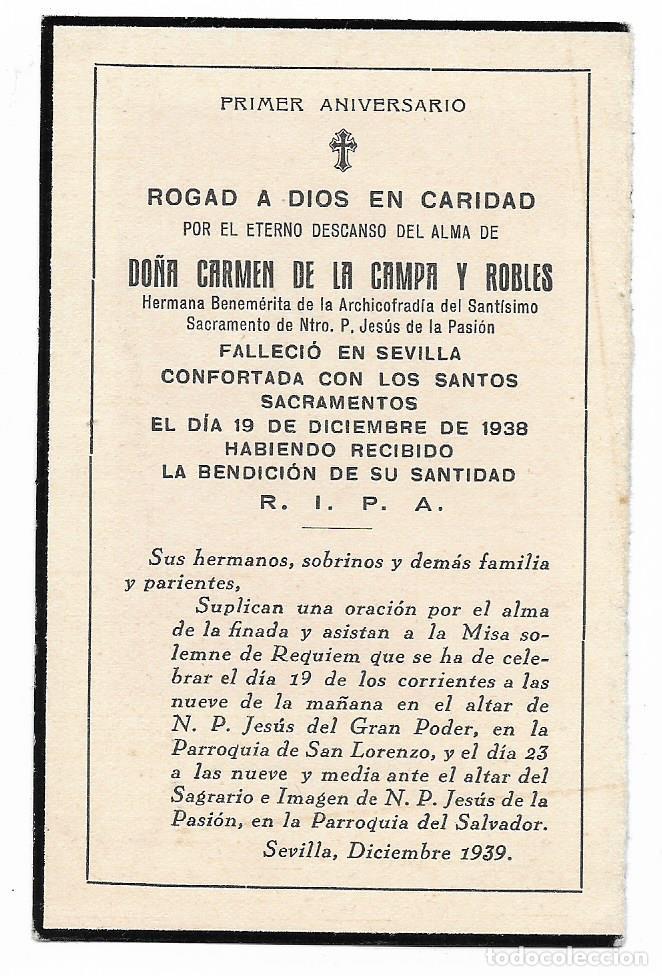 Militaria: SEVILLA,- MISA FALLECIDOS A&Ntilde;O 1938, VER FOTO