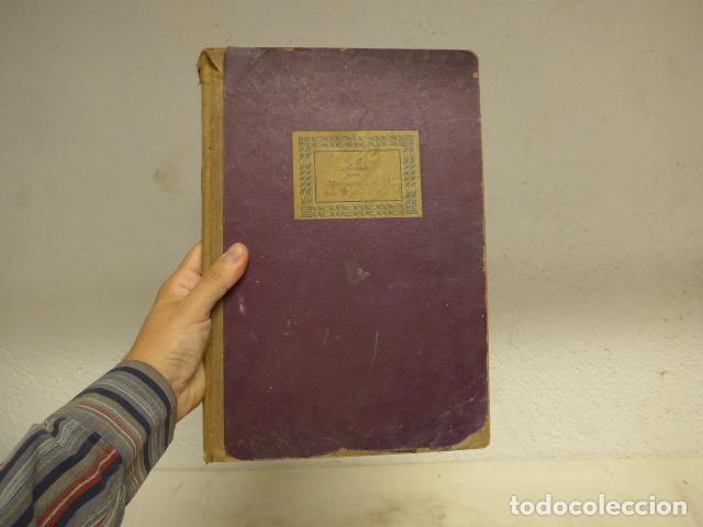 Militaria: Antiguo libro de 1938 de contabilidad de abastecimiento mercados de Barcelona durante guerra civil