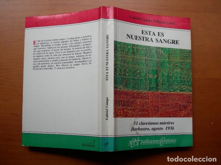 Militaria: ESTA ES NUESTRA SANGRE / GABRIEL CAMPO VILLEGAS, C. M. F.