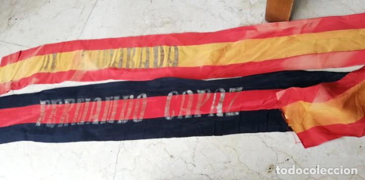 Militaria: Bandera de Falange General Capaz - Cinta