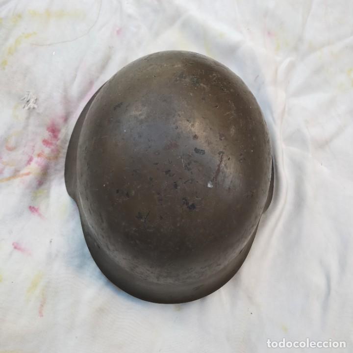 Militaria: Casco espa&ntilde;ol de tropa - Foto 1