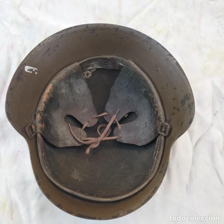 Militaria: Casco espa&ntilde;ol de tropa - Foto 2