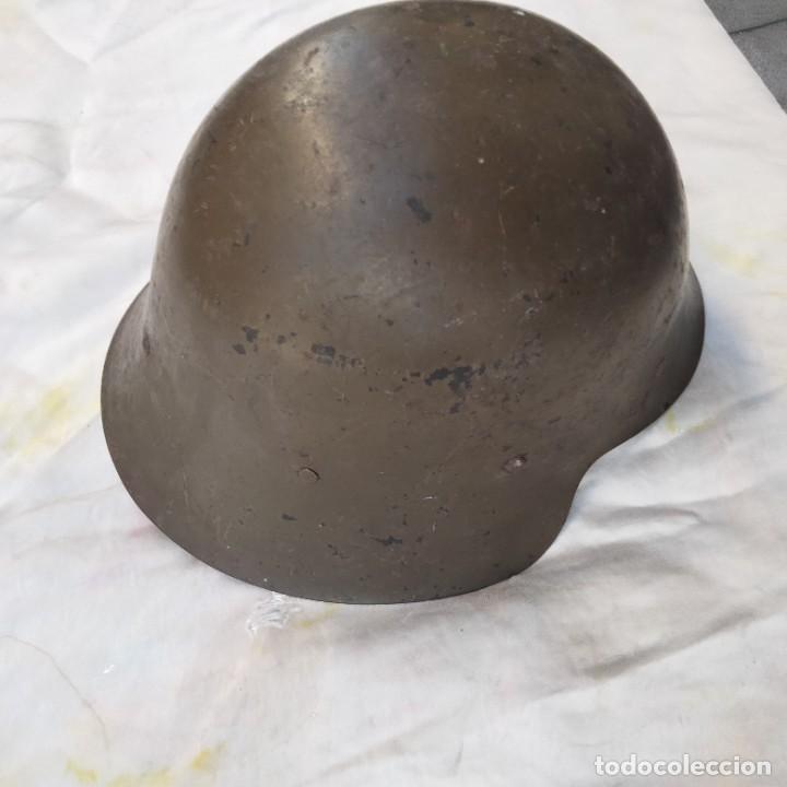Militaria: Casco espa&ntilde;ol de tropa - Foto 3