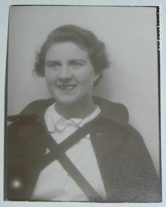 Militaria: ANTIGUA FOTOGRAFIA GUERRA CIVIL, ENFERMERA, MIDE 4,7 X 3,4 CMS.