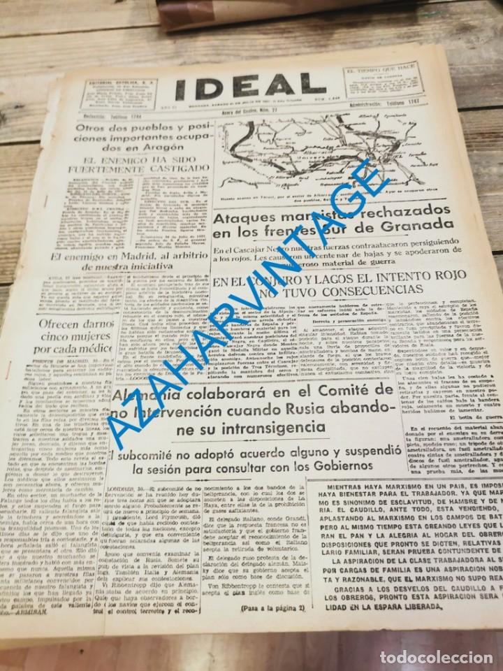 Military Antiques: GUERRA CIVIL. IDEAL GRANADA 31 JULIO 1937, BRUNETE, GRANADA, PADUL,ETC