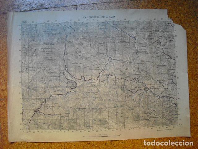 Militaria: GUERRA CIVIL MAPA DE CAMPORREDONDO DE ALBA EJERCITO NACIONAL 1.50000