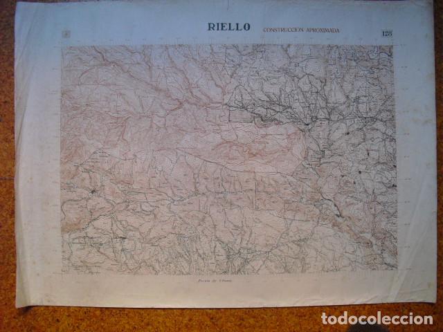 Militaria: GUERRA CIVIL MAPA DE RIELLO EJERCITO NACIONAL 1.50000