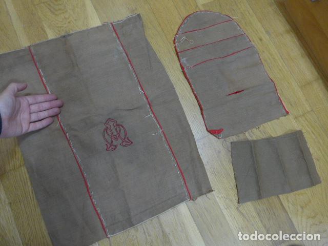 Militaria: * Lote de trozos de tela militar espa&ntilde;ola, epoca de guerra civil. ZX