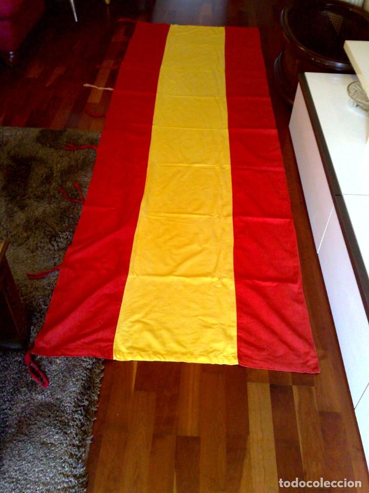 Militaria: ANTIGUA BANDERA BALCONERA ESPA&Ntilde;OLA,&Eacute;POCA FRANQUISTA,GRAN TAMA&Ntilde;O (3 Metros.x1 Metros