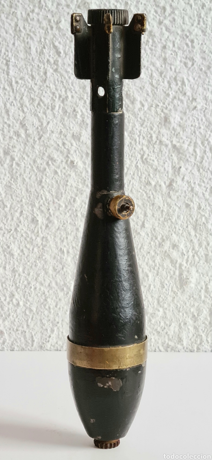 Military Antiques: Proyectil desactivado inerte Ob&uacute;s Bomba Decoraci&oacute;n Militar Artiller&iacute;a Aviaci&oacute;n Bombardero Guerra