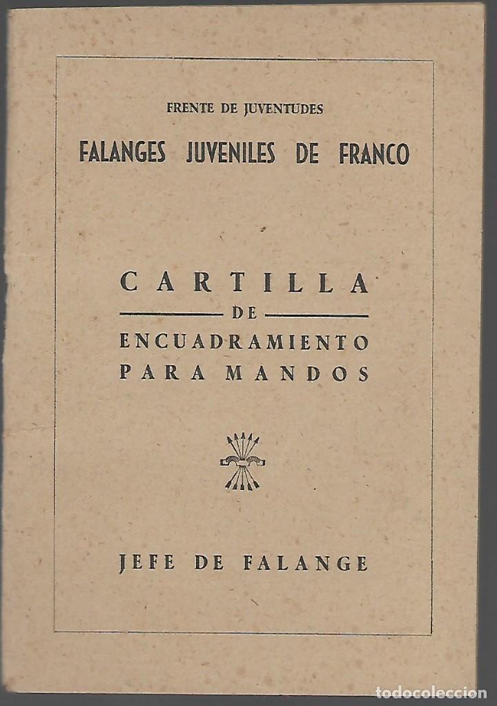 Military Antiques: CARTILLA,FRENTE JUVENTUDES, FALANGE JUVENILES D FRANCO,, 52 PAG. VER FOTOS