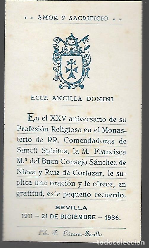 Military Antiques: AMOR Y SACRIFICIO...XXV ANIVERSARIO, DIC. 1936,MIDE: 10 X 5,50 C.M. VER FOTOS