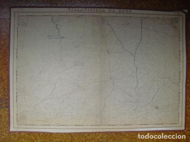 Military Antiques: GUERRA CIVIL MAPA DE VILLAVICIOSA DE ODON EJERCITO NACIONAL