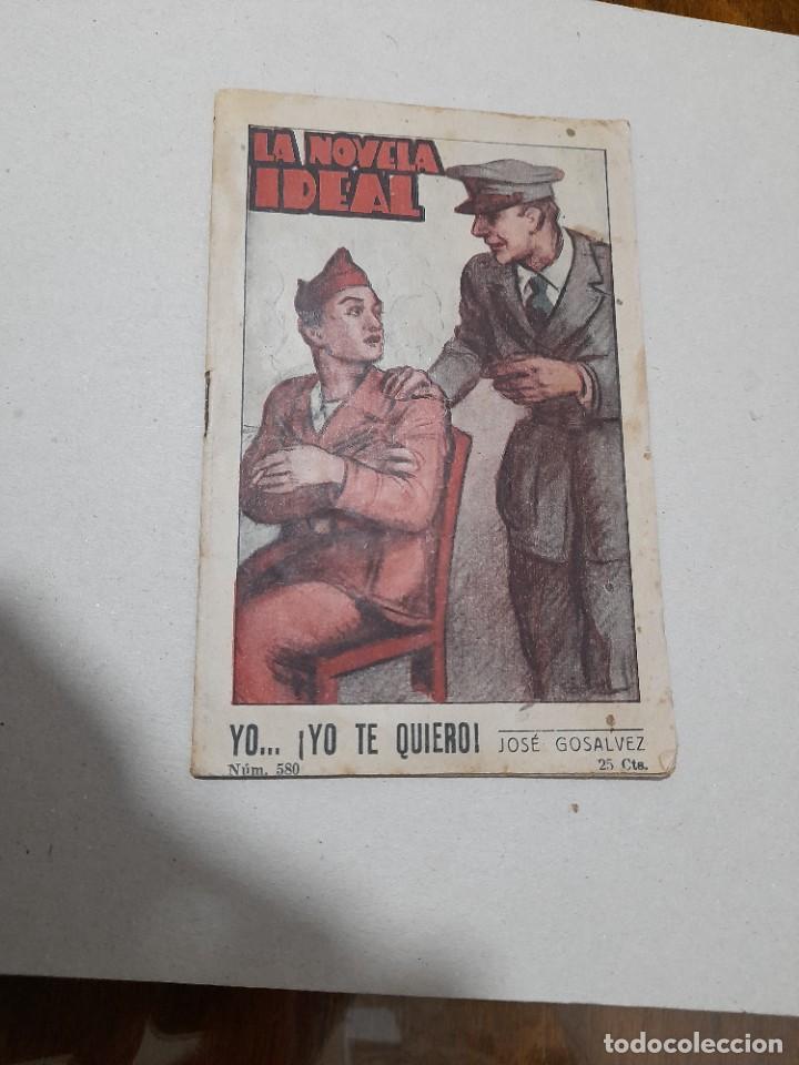 Military Antiques: La novela ideal, Yo ... &iexcl;Yo te quiero! de Jos&eacute; Gos&aacute;lvez, de la Revista Blanca, anarquista 1937