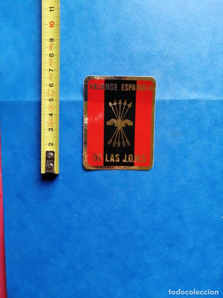 Militaria: Pegatina Falange