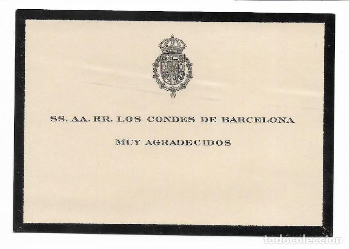 Militaria: ESQUELA.- AGRADECIMIENTO POR LOS PESAMES RECIBIDOS.-.-VER FOTO