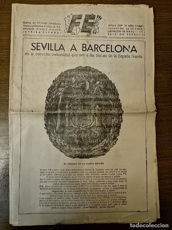 Militaria: BARCELONA, F. E. JUEVES 26 ENERO, LIBERACI&Oacute;N DE BARCELONA, EDICION ESPECIAL, VER FOTOS