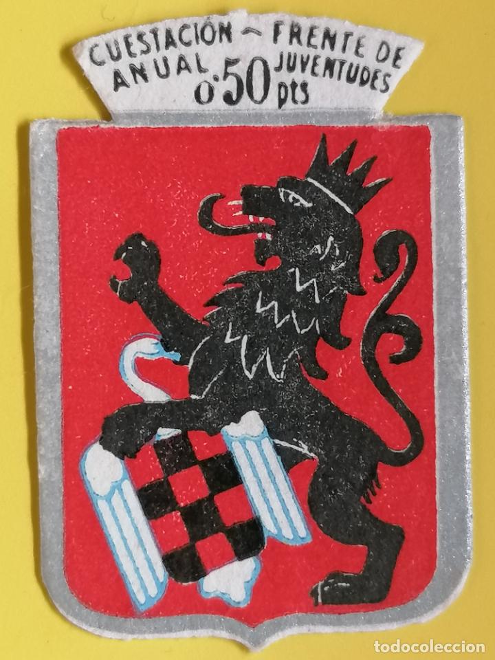 Military Antiques: EMBLEMA CUESTACION ANUAL, FRENTE DE JUVENTUDES, 0,5 PTS