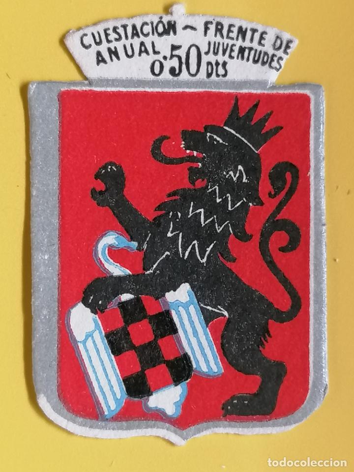 Military Antiques: EMBLEMA CUESTACION ANUAL, FRENTE DE JUVENTUDES, 0,5 PTS