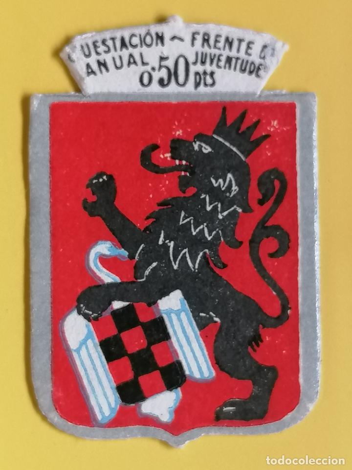 Military Antiques: EMBLEMA CUESTACION ANUAL, FRENTE DE JUVENTUDES, 0,5 PTS