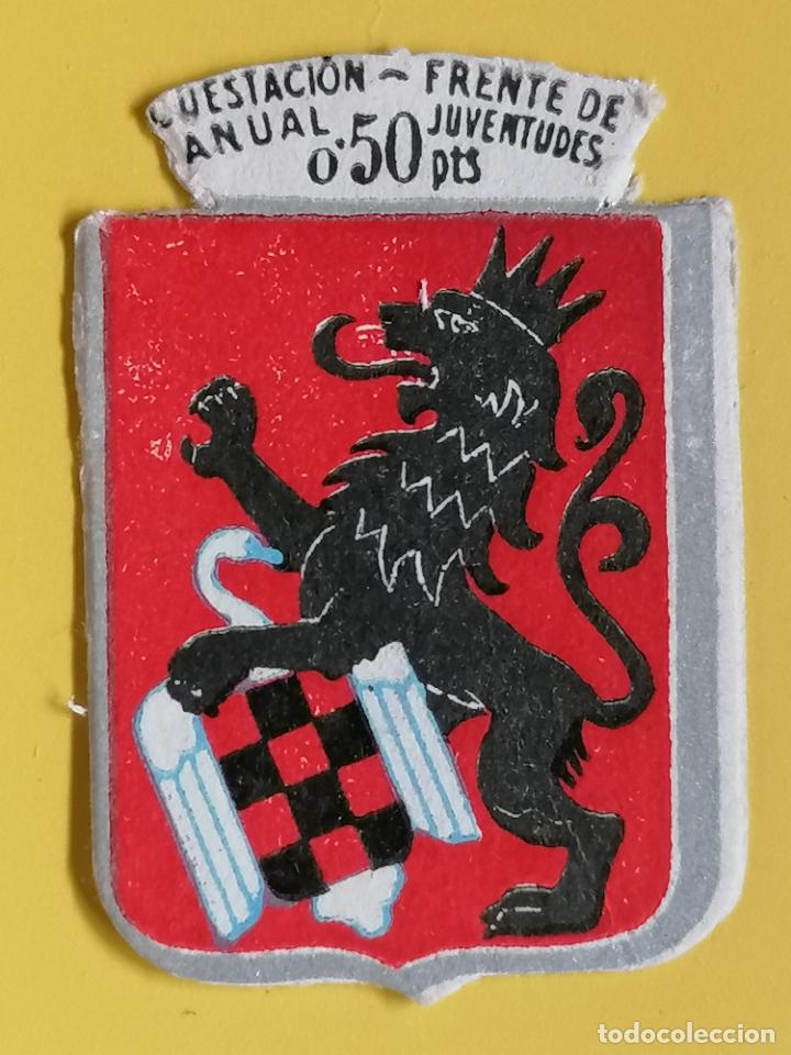 Military Antiques: EMBLEMA CUESTACION ANUAL, FRENTE DE JUVENTUDES, 0,5 PTS