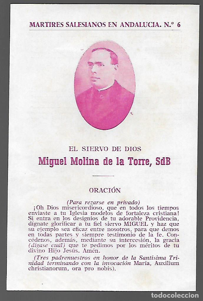 Military Antiques: ESQUELA, MIGUEL MOLINA DE LA TORRE, VER FOTO