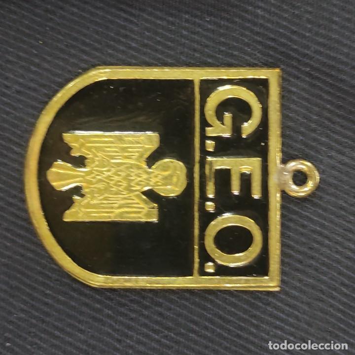 Militaria: Placa llavero de los G.E.O - Foto 1