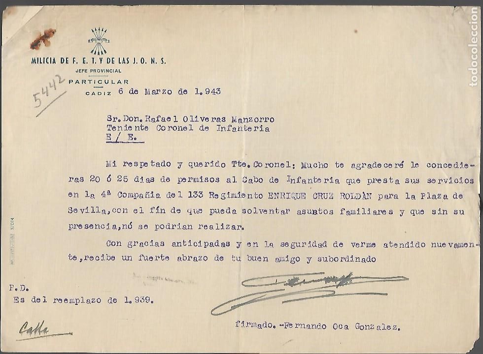 Military Antiques: CADIZ-MILICIAS DE F.E.J.O.N.S.- VER FOTOS