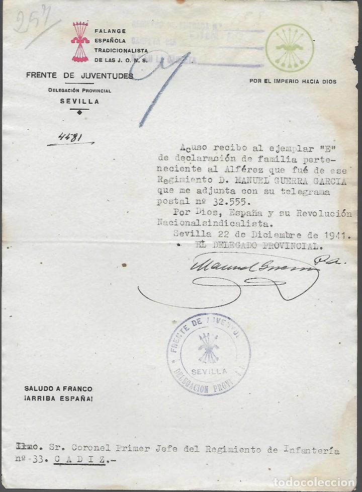 Military Antiques: SEVILLA -FRENTE DE JUVENTUDES- F.E.J.O.N.S.- VER FOTOS