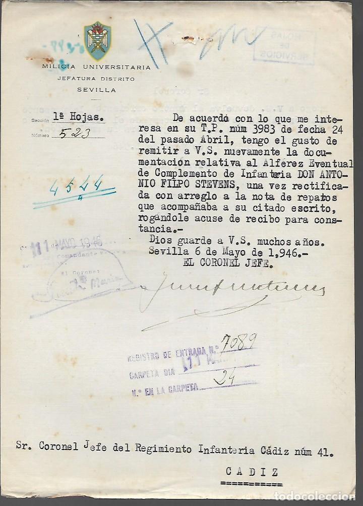 Military Antiques: SEVILLA - MILICIA UNIVERSITARIA- - VER FOTOS