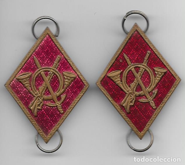 Militaria: ROMBOS MILITARES, PAREJA --. MIDE, 5 X 3,50 C.M. VER FOTOS