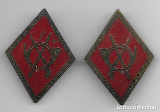 Militaria: ROMBOS MILITARES, PAREJA --. MIDE, 5 X 3,50 C.M. VER FOTOS