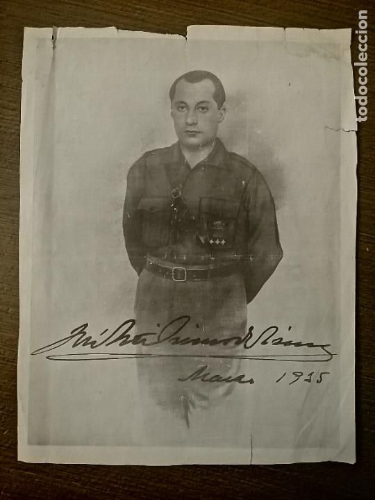 Militaria: CARTEL DE JOSE ANTONIO. MIDE: 33 X 25 C. M. VER FOTO