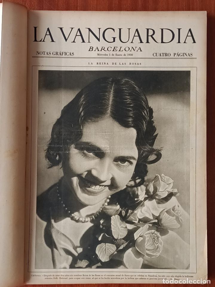Militaria: 27 TOMOS DE NOTAS GR&Aacute;FICAS DE LA VANGUARDIA DESDE 1930 HASTA 1939