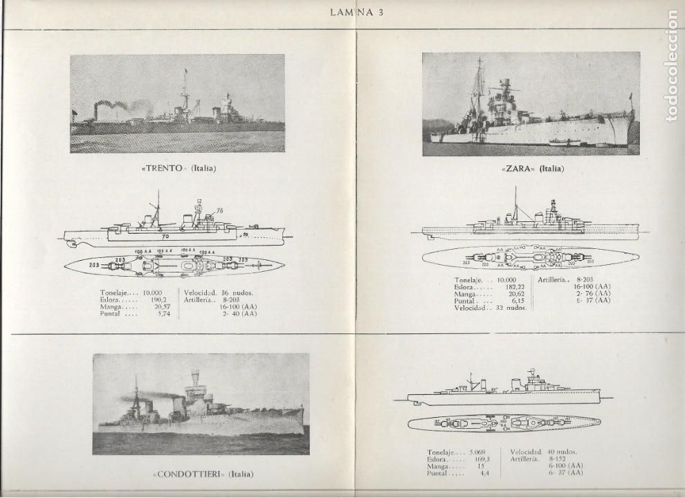 Military Antiques: BARCOS,- LAMINA N&ordm; 3 ,- ITALIA--- MIDE: 34 X 25 C.M. VER FOTOS