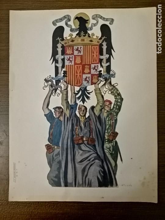 Militaria: CARTEL, C. S. DE TEJADA, - LIT. VALVERDE - RENTERIA, MIDE: 42 X 32 C. M. VER FOTOS