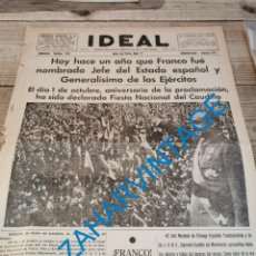 Militaria: GUERRA CIVIL.IDEAL GRANADA 29 SEPTIEMBRE 1937, CHURRIANA DE LA VEGA,ITRABO,PADUL,ONIS,ETC