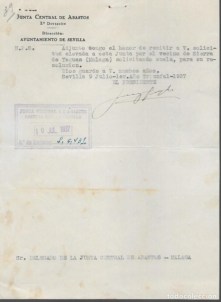 Militaria: SEVILLA- JUNTA CENTRAL DE ABASTOS.-VER FOTOS