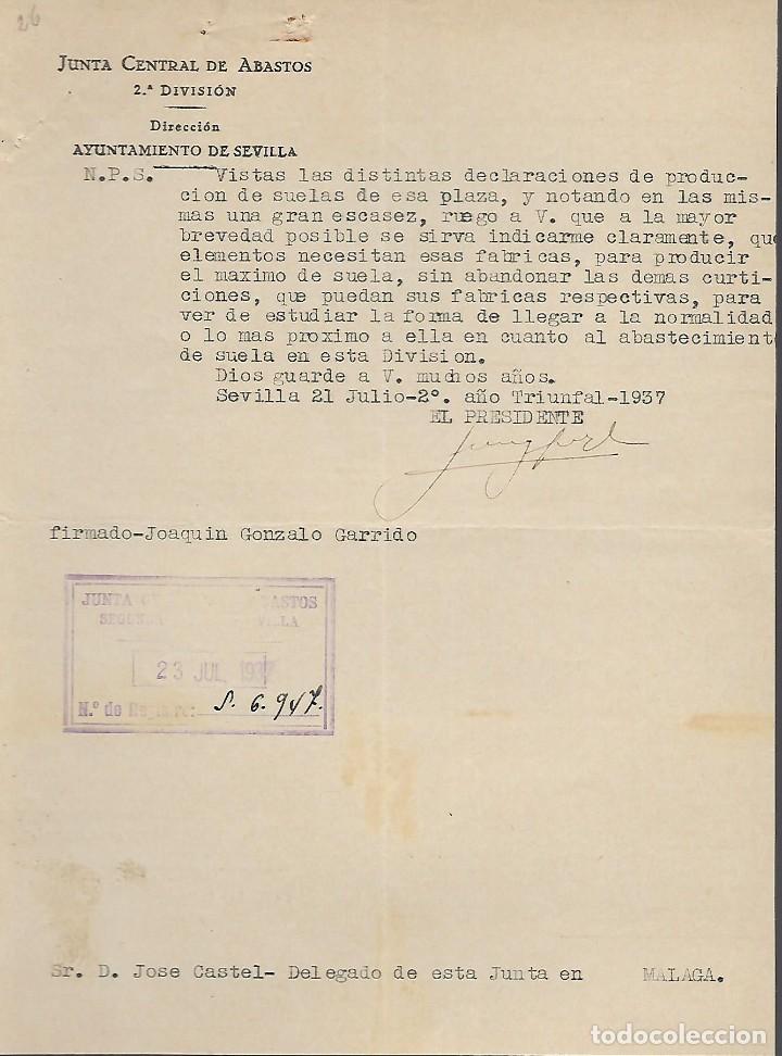 Militaria: SEVILLA- JUNTA CENTRAL DE ABASTOS.-VER FOTOS