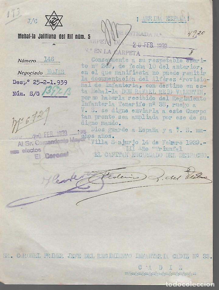 Militaria: VILLA SANJURJO-MEHAL-LA JULIFIANA DEL RIF N&ordm; 5 -FEBRERO 1939, VER FOTO