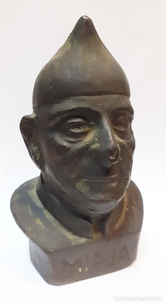 Militaria: Jos&eacute; Miaja Menant muy raro bronce escultura de escritorio ENVIO GRATIS