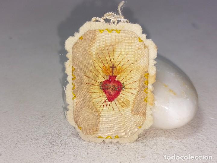 Militaria: ANTIGUO ESCAPULARIO DETENTE BALAS SAGRADO CORAZON DE JESUS GUERRA CIVIL ESPA&Ntilde;OLA