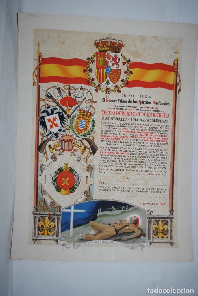 Militaria: TERCIO NUESTRA SE&Ntilde;ORA DE LA MERCED - Foto 1