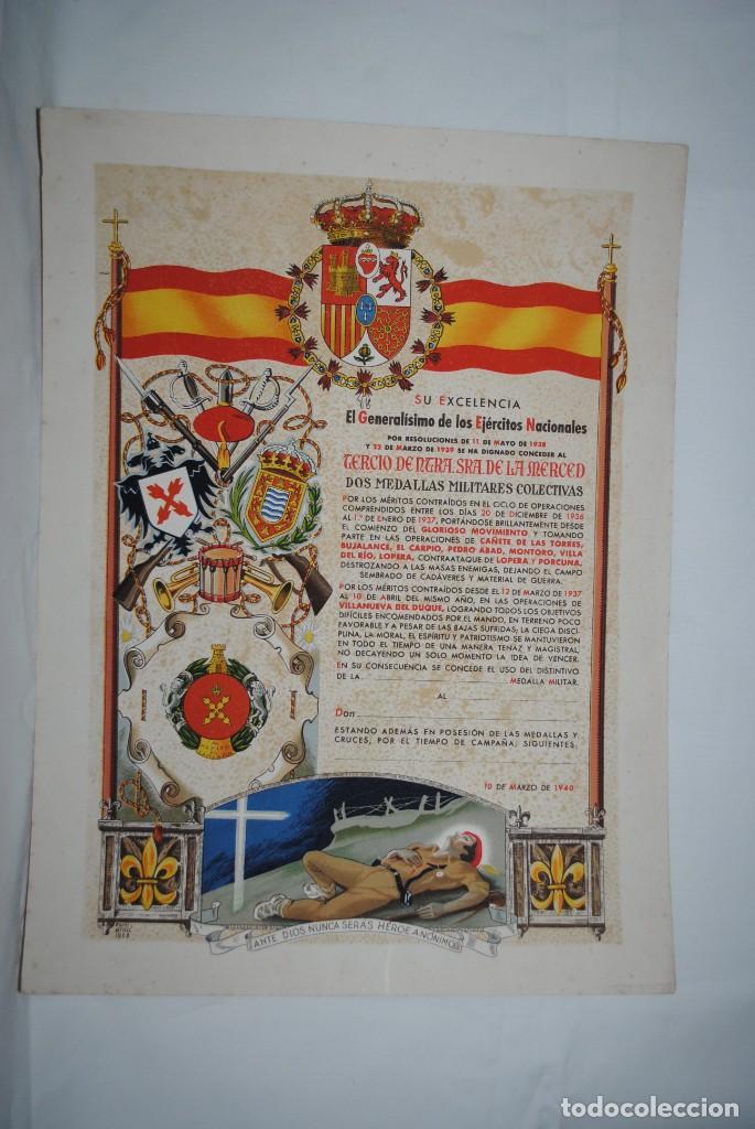 Militaria: TERCIO NUESTRA SE&Ntilde;ORA DE LA MERCED - Foto 2