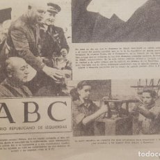 Militaria: ABC DIARIO REPUBLICANO DE IZQUIERDAS. MADRID 2 JUNIO 1938. GUERRA CIVIL. Lote 348498053