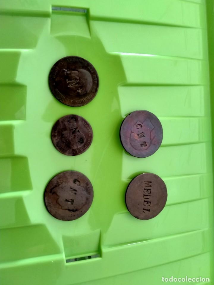 Militaria: guerra civil monedas cnt etc