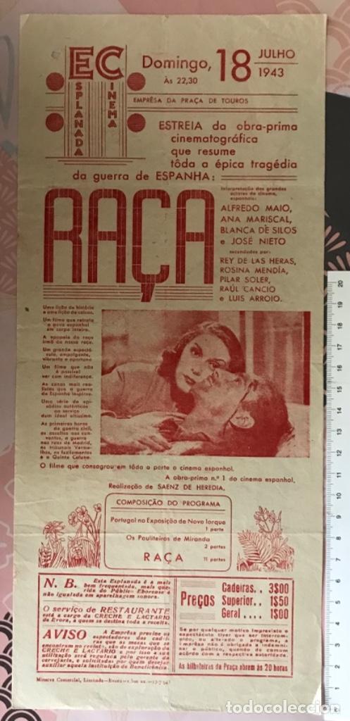 Military Antiques: ANA MARISCAL ALFREDO MAYO RAZA RARO PROGRAMA DE CINE EVORA PORTUGAL 1943