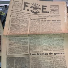 Militaria: DIARIO FALANGE ESPAÑOLA 12 MAYO 1937. Lote 355921010