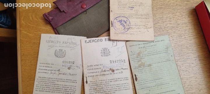Militaria: Lote cartillas militares Rep&uacute;blica guerra civil y anteriores