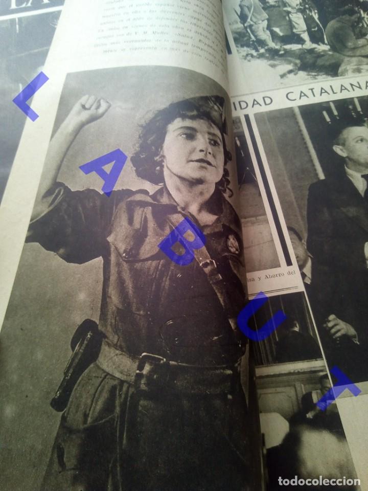 Military Antiques: LA VANGUARDIA 6 DICIEMBRE 1936 NOTAS GRAFICAS 8PG 49CM C16